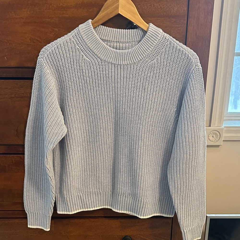 Pistola Light Blue Crew Neck Sweater